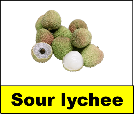 Sour lychee