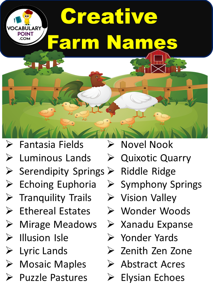 Creative Farm Names