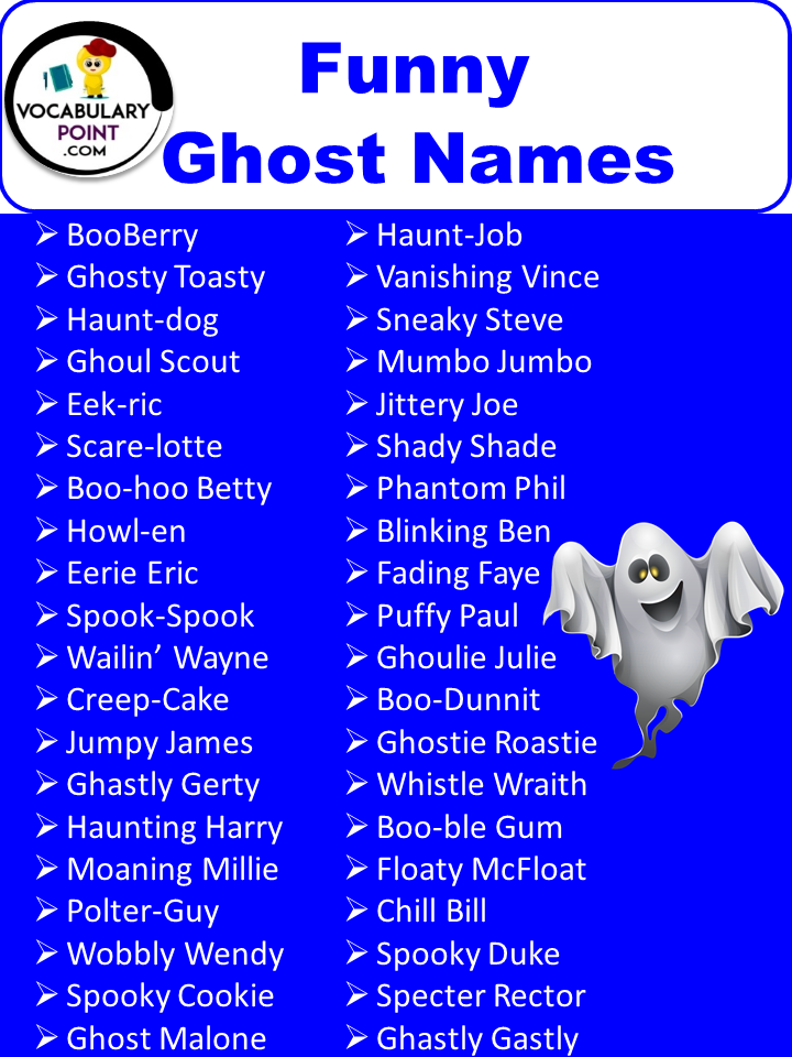 Funny Ghost Names