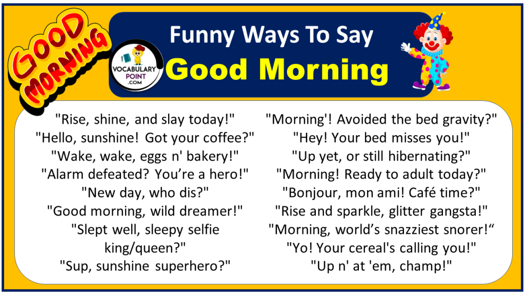 200-creative-and-funny-ways-to-say-good-morning-2024