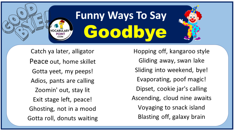 250-funny-ways-to-say-goodbye-vocabulary-point