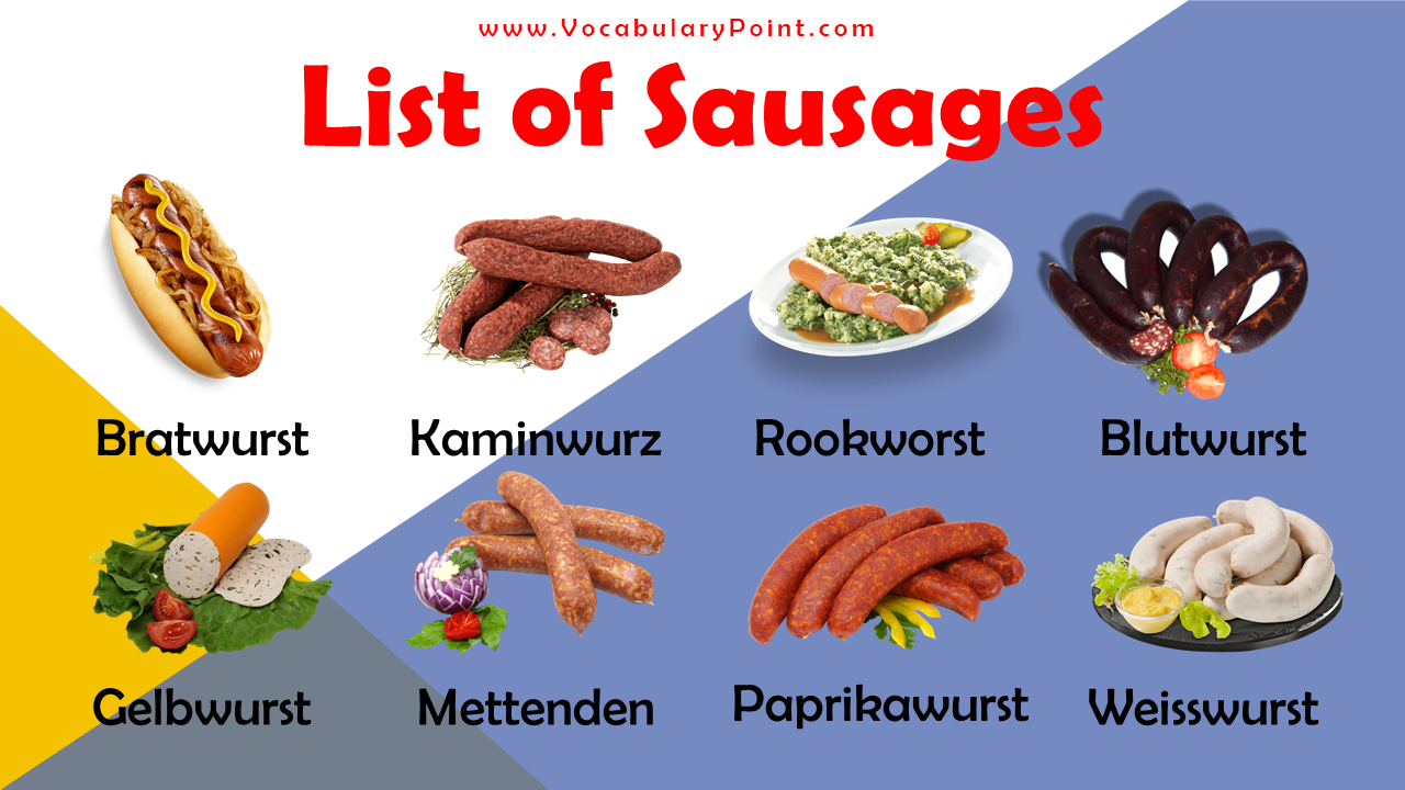List of Sausages