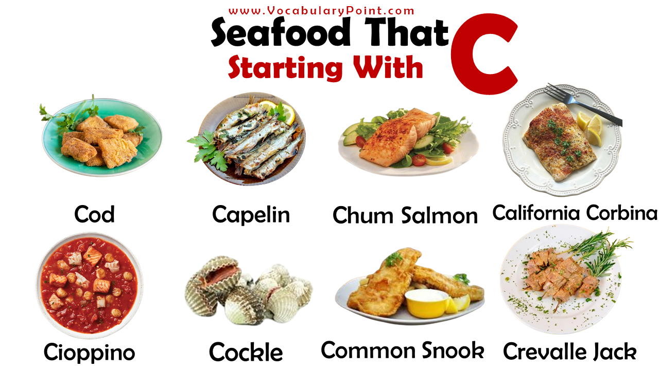 Seafood starting with c