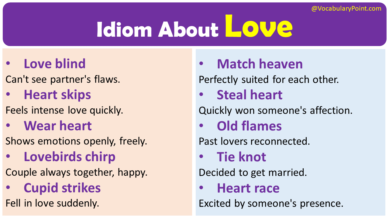 Idiom About Love