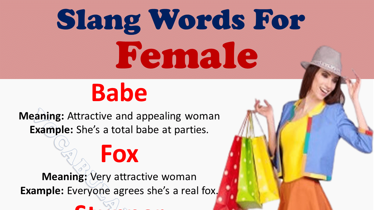 Slang Words For Attractive Female