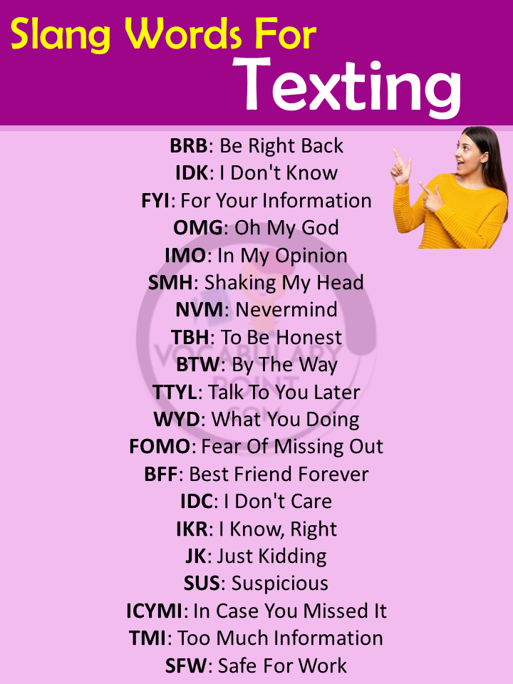 slang for texting