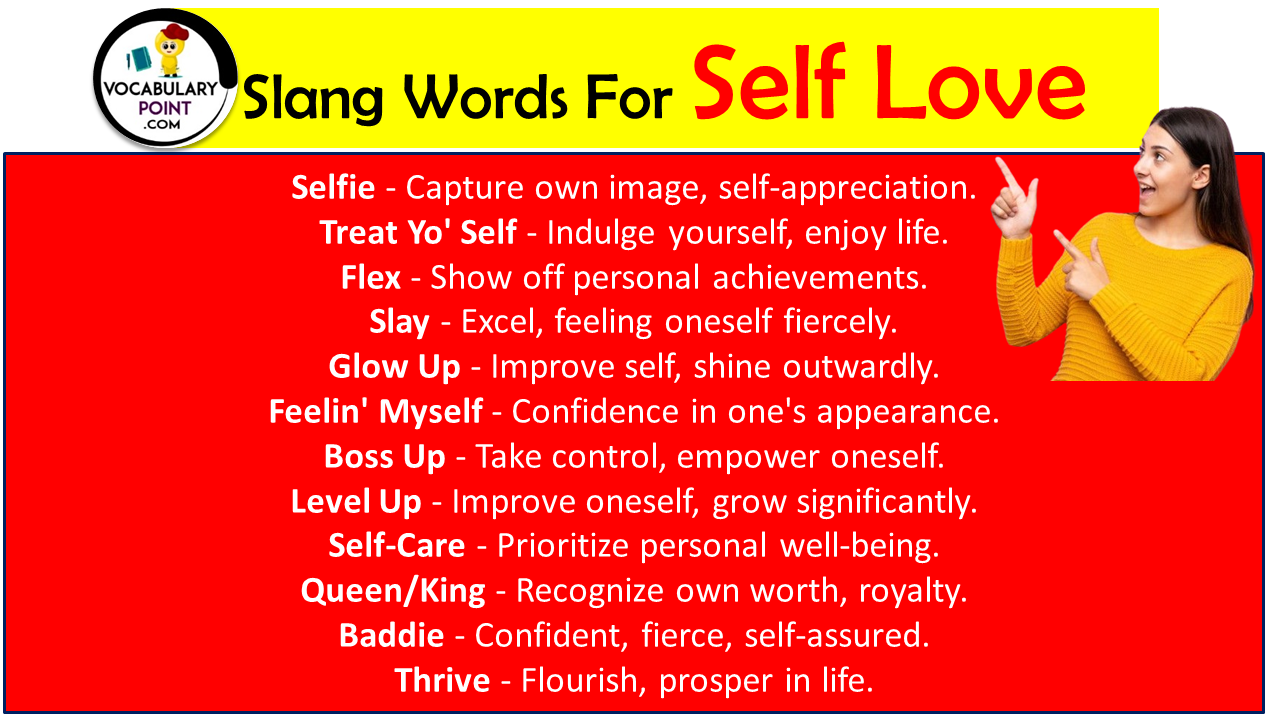 slang words for self love
